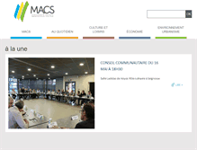 Tablet Screenshot of cc-macs.org